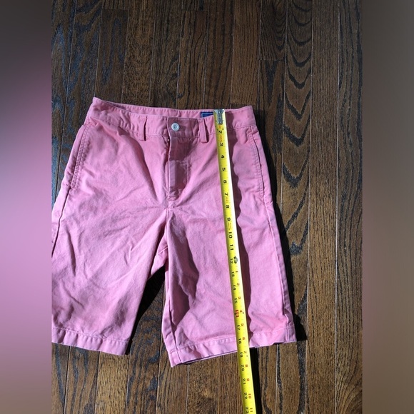 vineyard vines Boys 16 Salmon Pink Khaki Chino 9.5” inseam Shorts - VGUC! - Picture 6 of 10